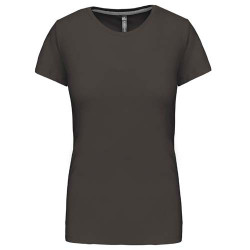 Tshirt Coton Col Rond Manches Courtes Femme Kariban