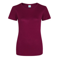 Tshirt polyester Col rond Manches Courtes Femme  Awdis