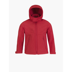 Veste softshell capuche enfant B&C