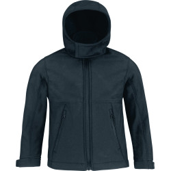 Veste softshell capuche enfant B&C