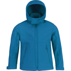 Veste softshell capuche enfant B&C