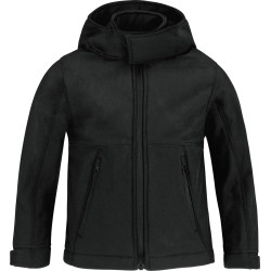 Veste softshell capuche enfant B&C