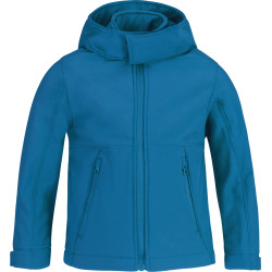 Veste softshell capuche enfant B&C