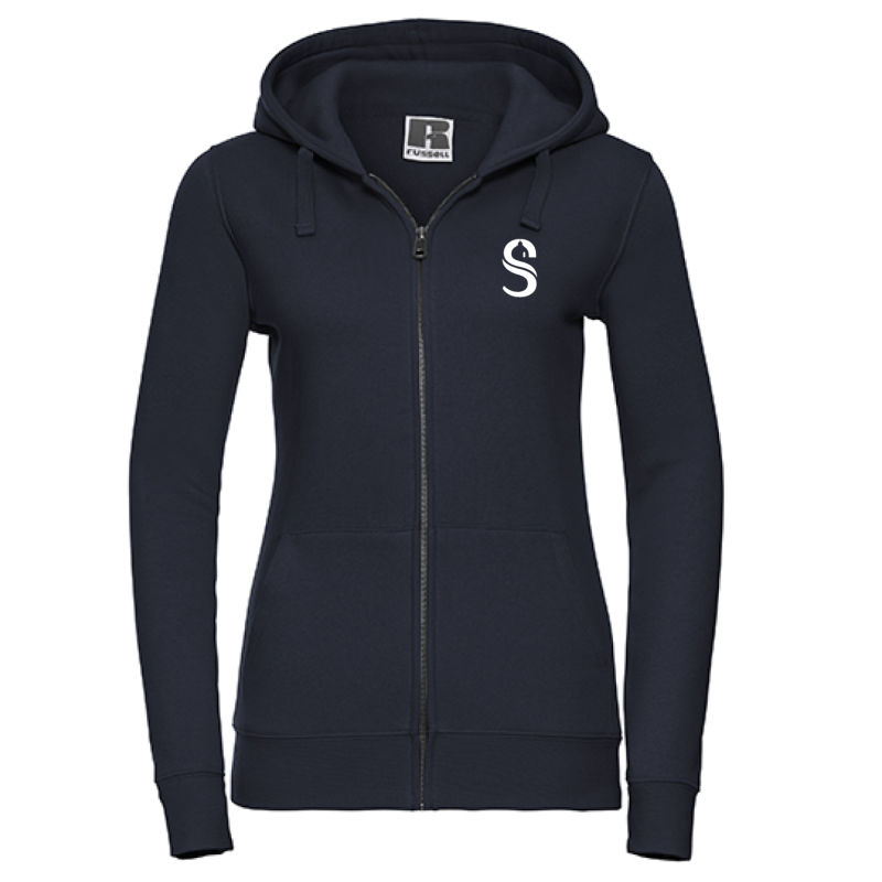 Russell - Sweatshirt à capuche et fermeture zip... Noir