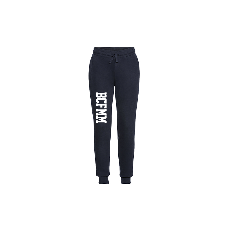 Jogging Unisexe Navy Russell logo Blanc