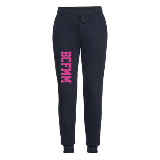 Jogging Unisexe Navy Russell logo Fushia