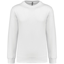 Sweat 80% coton/20% polyester sans capuche