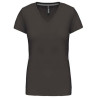 Tshirt Col V Manches Courtes Femme Kariban