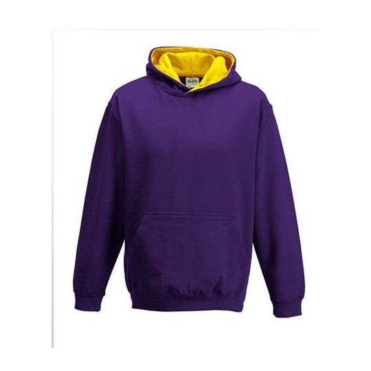 Sweat capuche contrasté Enfant  Just Hoods