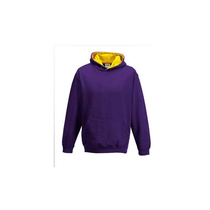 Sweat capuche contrasté Enfant  Just Hoods