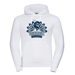 Sweat unisexe Blanc Russell logo face