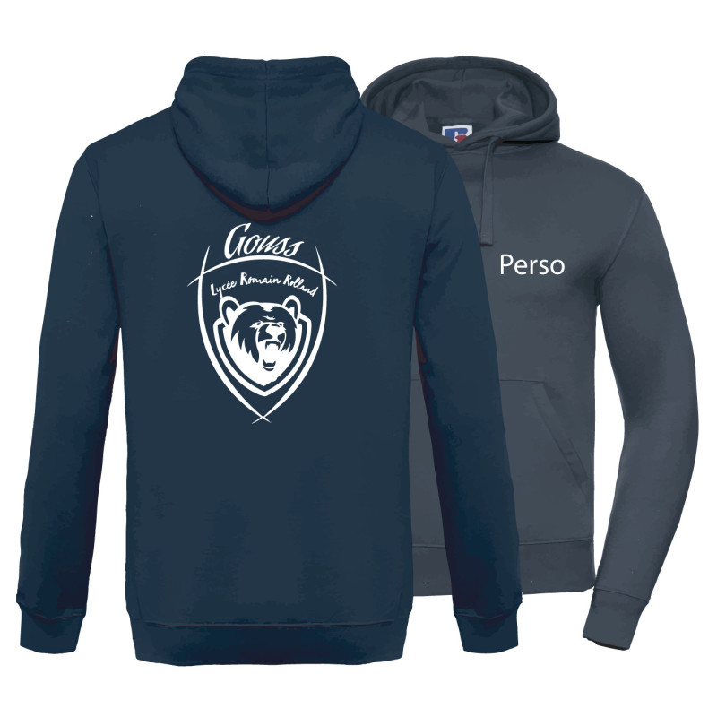 PULL À CAPUCHE RUSSELL DUKE | Unversty hoodes, Duke blue devls logo