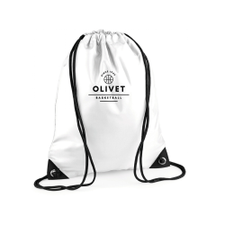 Sac ficelle blanc logo Olivet