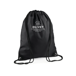 Sac ficelle noir logo olivet